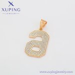 Pendant Manufacturer - XUPING X000716962 18K Gold Plated Number-6 Personality DIY
