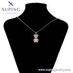 Pendant Manufacturer - XUPING X000751129 Multicolor Gold Plated Charming Bear Fashion