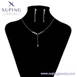 Women Jewelry Set Manufacturer - XUPING 64696 Platinum Plated Cross Simple Elegant