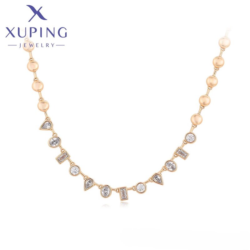 Women Necklace Manufacturer - XUPING X000851886 18K Gold Plated Environmental Copper