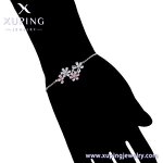 Women Bracelet Manufacturer - XUPING X000977478 Platinum Plated Elegant Simple Charm