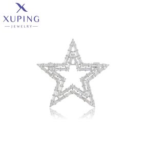 Women Brooch Manufacturer - XUPING A00900435 Synthetic CZ Star Fashion Simple