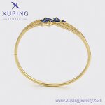 Women Bracelet Manufacturer - XUPING X000998538 14K Gold Plated Flower Copper Exquisite