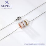 Women Necklace Manufacturer - XUPING X000793574 Platinum Plated Colorful Daily Romantic