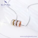 Women Necklace Manufacturer - XUPING X000793574 Platinum Plated Colorful Daily Romantic