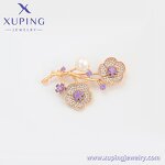 Women Brooch Manufacturer - XUPING A00912318 Fashion Plum Blossom Flower Elegant