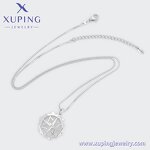 Women Necklace Manufacturer - XUPING A00314145 Platinum Plated Colorful Daily Romantic