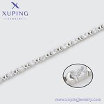 Women Bracelet Manufacturer - XUPING X000971711 Platinum Plated Environmental Copper Crystal