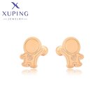 Stud Earring Manufacturer - XUPING 99963 Rose Gold Plated Stainless Steel Cute Bulk