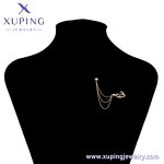 Women Brooch Manufacturer - XUPING A00673760 18K Gold Plated Rhinestone Cloud Star