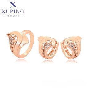 Jewelry Set Manufacturer - XUPING 64961 Gold Plated Copper Luxury Custom Wholesale