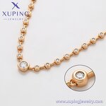 Women Necklace Manufacturer - XUPING X000850158 18K Gold Plated Fine Simple Fashion