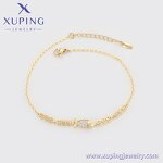 Women Bracelet Manufacturer - XUPING X000979925 14K Gold Plated Environmental Copper