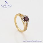 Neutral Ring Manufacturer - XUPING X000974372 14K Gold Plated Luxury Vintage Simple
