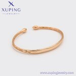 Women Bangle Manufacturer - XUPING X000835473 18K Gold Plated No Stone Daily Wear