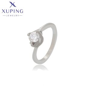 Women Ring Manufacturer - XUPING 15943 Solitaire Cubic Zirconia Wedding Elegant