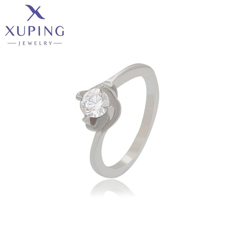 Women Ring Manufacturer - XUPING 15943 Solitaire Cubic Zirconia Wedding Elegant
