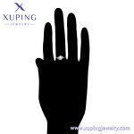 Women Ring Manufacturer - XUPING 15943 Solitaire Cubic Zirconia Wedding Elegant