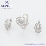 Women Jewelry Set Manufacturer - XUPING 64962 Platinum Plated Ring Earrings Copper