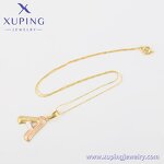 Women Jewelry Set Manufacturer - XUPING 61532 Alphabetic Earring Necklace Copper