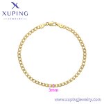 Women Bracelet Manufacturer - XUPING X000970598 14K Gold Plated Exquisite Trendy
