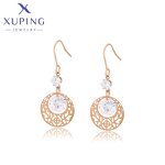 Dangle Earring Manufacturer - XUPING 99424 Rose Gold Plated Copper Stainless Steel