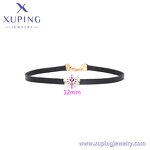 Women Necklace Manufacturer - XUPING X000814567 18K Gold Plated Collarbone Chain