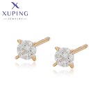 Stud Earring Manufacturer - XUPING X000757119 18K Gold Plated Copper Fashion Ladies