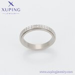 Women Ring Manufacturer - XUPING 14034 Stainless Steel Anxiety Fidget Relief Daily