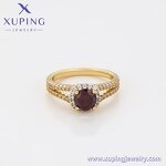 Neutral Ring Manufacturer - XUPING X000974372 14K Gold Plated Luxury Vintage Simple