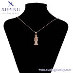 Men Pendant Manufacturer - XUPING A00918034 18K Gold Plated Rhinestone Skull Halloween