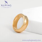 Women Ring Manufacturer - XUPING X000821413 18K Gold Plated Minimalist Wedding Copper