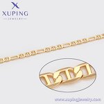 Women Necklace Manufacturer - XUPING X000863369 18K Gold Plated Link Chain Simple