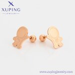 Stud Earring Manufacturer - XUPING 99963 Rose Gold Plated Stainless Steel Cute Bulk