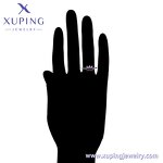 Women Ring Manufacturer - XUPING A00704162 Platinum Plated Environmental Copper Simple