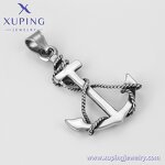 Pendant Manufacturer - XUPING 33448 Cross Black Gun Color Luxury Handsome Neutral