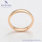 Couple Ring Manufacturer - XUPING X000775331 18K Gold Plated Simple Wedding Set