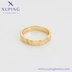 Women Ring Manufacturer - XUPING X000660533 14K Gold Plated Entry Lux Niche Simple