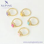 Women Ring Manufacturer - XUPING 15649 14K Gold Plated Vintage Diamond Daily Simple