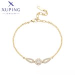 Women Bracelet Manufacturer - XUPING X000926266 Environmental Copper Stone Trendy Meaningful