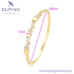 Women Bangle Manufacturer - XUPING X000448710 14K Gold Plated Star Bracelet Elegant