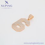 Pendant Manufacturer - XUPING X000716962 18K Gold Plated Number-6 Personality DIY
