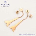 Pendant Earring Manufacturer - XUPING 98318 Rose Gold Plated Copper Long Bulk