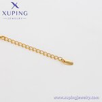 Women Necklace Manufacturer - XUPING X000994367 24K Gold Plated Link Chain Simple