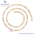 Women Necklace Manufacturer - XUPING X000863369 18K Gold Plated Link Chain Simple