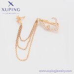 Women Brooch Manufacturer - XUPING A00673760 18K Gold Plated Rhinestone Cloud Star