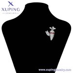 Women Brooch Manufacturer - XUPING A00898470 Synthetic CZ Copper Carrot Gift Fashion