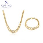 Women Jewelry Set Manufacturer - XUPING X000945694 Indian Bead Bracelet Necklace 2Pcs