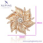 Women Brooch Manufacturer - XUPING A00899095 CZ Flower Rhinestone Big Fashion Elegant
