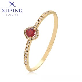 Women Bangle Manufacturer - XUPING X000973002 14K Gold Plated Elegant Charming Fine